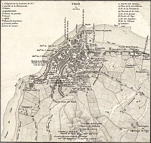 Plano de Vigo, Francisco Coello e Pascual Madoz, 1856.jpg
