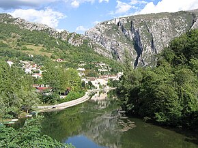 Vue générale de Pont-en-Royans.