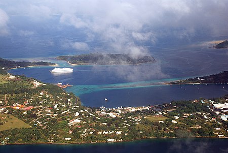 Port Vila, the Capital of Vanuatu. Port Vila aerial.jpg