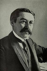 French Prime Minister Aristide Briand (1862-1932), whose government fell shortly before the convocation of the Genoa Conference. Portrait of Aristide Briand.jpg