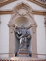 Praha - Staré Město, Klementinum - socha sv. Ignáce