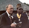 Mobutu Sese Seko amb el príncep dels Països Baixos, Bernat de Lippe-Biesterfeld, el 1973.