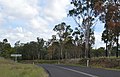 English: The river name sign for the Stuart River (Queensland) near Proston, Queensland