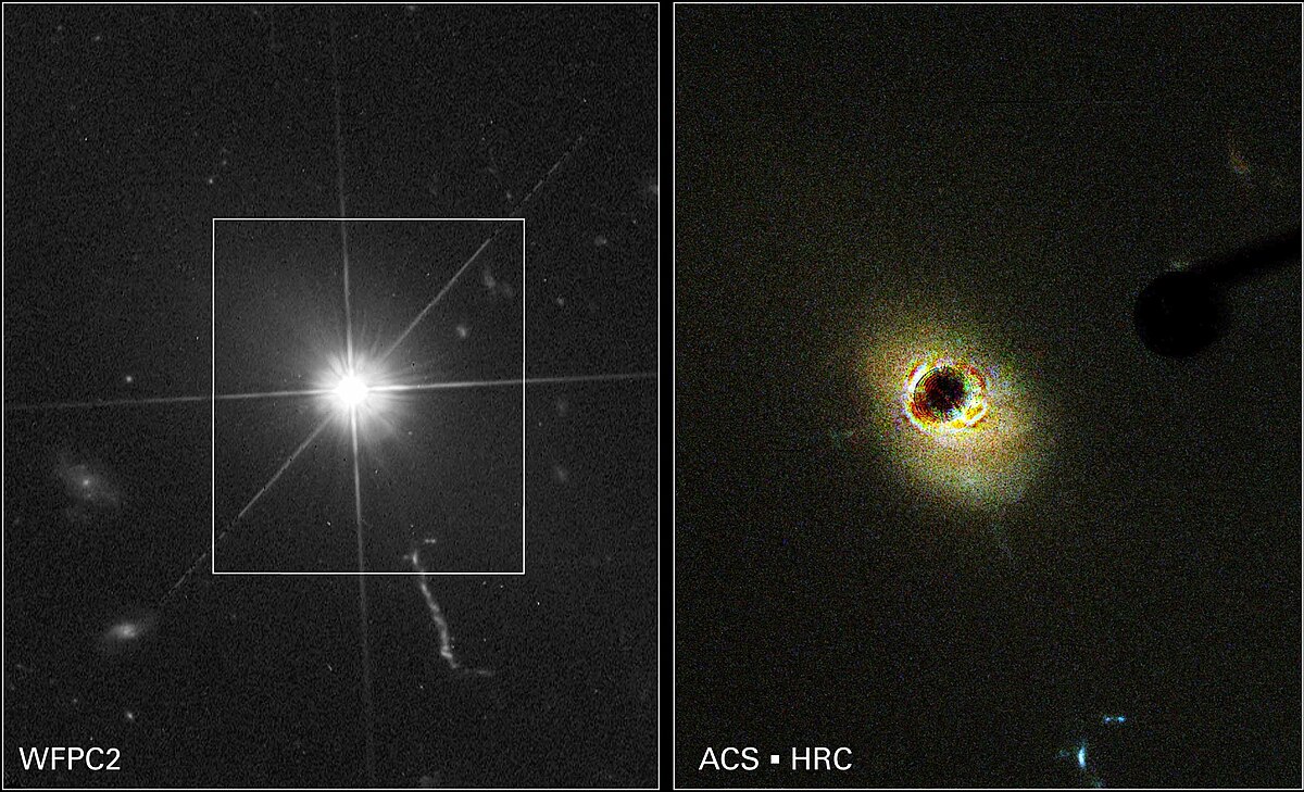 File:Quasar viewed from Hubble.jpg - Wikipedia