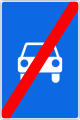 Limited-access highway ends