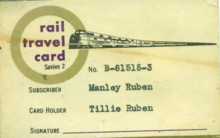 Rail Travel Card, front Rail Travel Card - Front.png