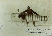 Ramon Casanova and the pulsejet engine he constructed and patented in 1917 Ramon Casanova and the pulsejet engine he constructed and patented in 1917.jpg