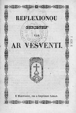 Миниатюра для Файл:Reflexionou christen var ar vesventi, 1853.djvu
