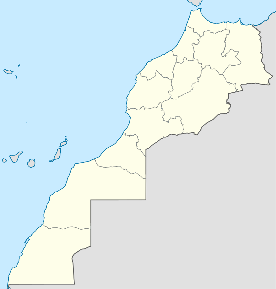 خريطةُ المملكة المغربيَّة