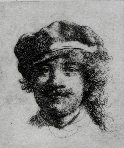 File:Rembrandt - Self portrait etching - ISGM.jpg