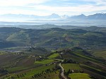 Il Gran Sasso visto da Ripatransone