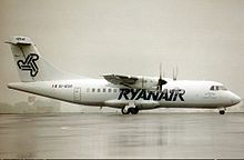ATR 42-300 der Ryanair im Jahr 1989