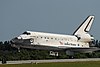 Space Shuttle Discovery landing at the end of STS-120