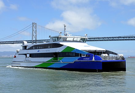 San Francisco Bay Ferry is a public water taxi system in the Bay Area.