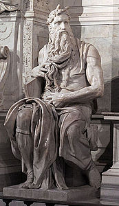 Moisés, de Michelangelo.
