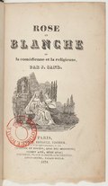 ROSE ET BLANCHE ou la comédienne et la religieuse, PAR J. SAND. PARIS, CHEZ B. RENAULT, ÉDITEUR, rue n.-d.-des-victoires, n. 10 ; LECOINTE ET POUGIN, QUAI DES AUGUSTINS ; CORBET AÎNÉ, MÊME QUAI ; PIGOREAU, PLACE S.-GERM.-L’AUXERROIS ; levavasseur, palais-royal. 1831