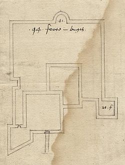 Sandown qal'asi rejasi 1559.jpg