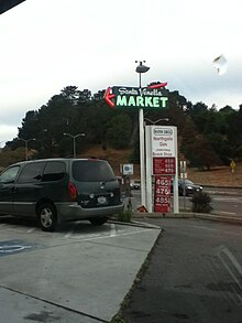 Santa Venetia market in Marin County