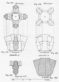 Konstruktionsstudien für Gewölbeschlusssteine (1912[12])