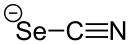 Selenocyanat Anion Structural Formula V1.svg