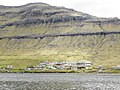 Signabøur, as seen from the village Kollafjørður, which is on the northern side of the fjord.