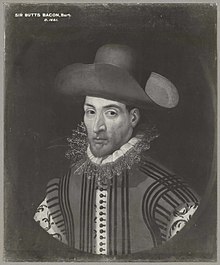 Sir Butts Bacon, 1st Baronet, painted by his brother, Nathaniel Bacon Sir Butts Bacon, 1st Baronet.jpg