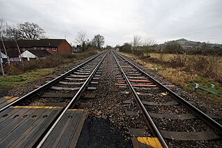 Ebley Crossing Halt railway station Railway station in Ebley, Stroud, England