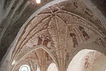 Vault paintings inside the church