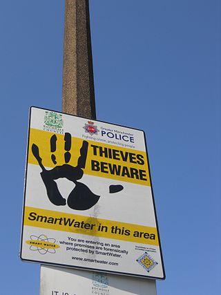 <span class="mw-page-title-main">SmartWater</span> Forensic asset marking system