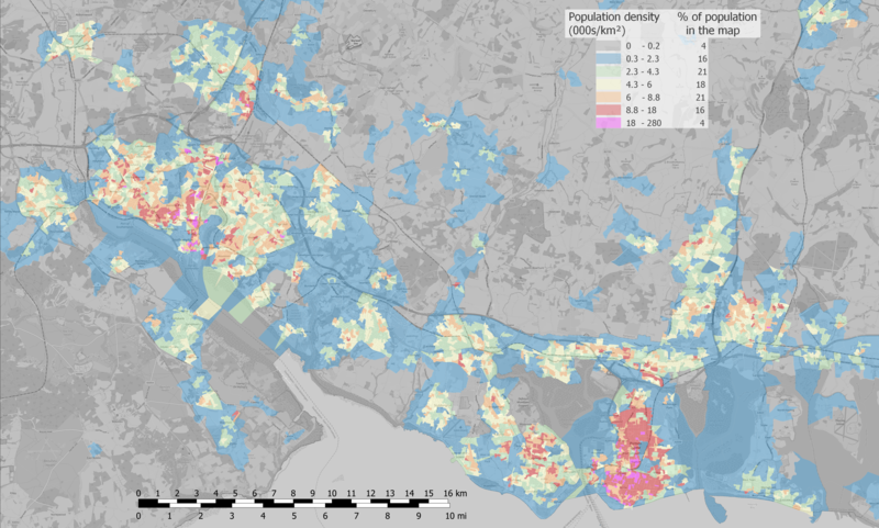 File:South Hampshire population density map, 2011 census.png