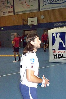 Spyros Balomenos Greek handball player