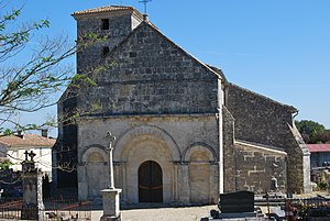 Saint-Genès-De-Fronsac: Lage, Bevölkerungsentwicklung, Sehenswürdigkeiten