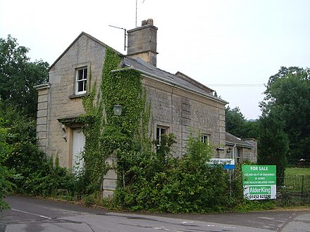 Standish Lodge, which marks the entrance of Standish Park and Standish House Standish Lodge - geograph.org.uk - 197382.jpg