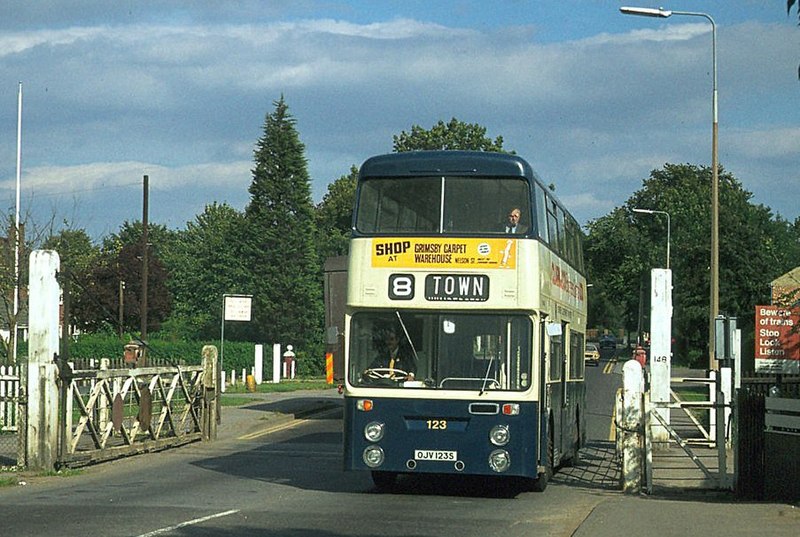 File:Station Road level crossing, New Waltham - 1978 - geograph.org.uk - 7038596 (cropped).jpg