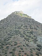 Het klooster boven op de berg