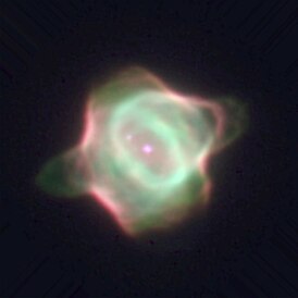 фотография туманности, сделанная телескопом Хаббла