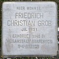 image=File:Stolperstein Bretten Friedrich Christian Grob.jpg