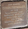 Stolperstein von Erwin Proskauer