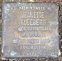 Stolperstein Haltern Blombrink 1 Jeanette Kleeberg
