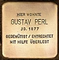 Stumbling stone for Gustav Perl (Schwerin) .jpg