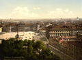 Image 3 St. Isaac's Square Image from: Detroit Publishing Co. (1905 catalogue) A photochrom of St Isaac's Square in St Petersburg, Russia from the 1890s, as seen from the dome of St Isaac's Cathedral towards Marie Palace. Behind the palace, the capital of the Russian Empire is seen all the way to the Trinity Cathedral. The square is dominated by the equestrian Monument to Nicholas I. More selected pictures