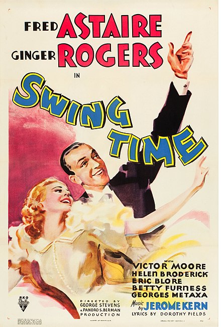 Times swinger. Swing time 1936. Время свинга 1936 Постер.