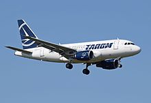 Airbus A318-100 авиакомпаний TAROM.