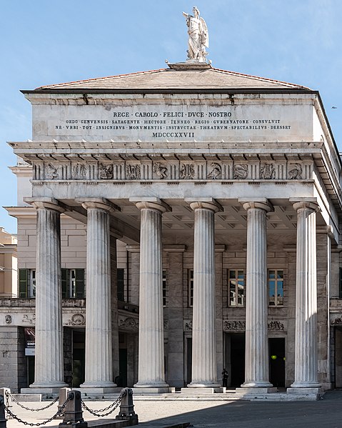 File:Teatro Carlo Felice - La facciata.jpg