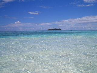 Tekava island in French Polynesia