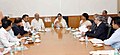 The Union Minister for Food Processing Industries, Smt. Harsimrat Kaur Badal in a meeting with the food processing industry leaders to request assistance for people of Kerala, in New Delhi on August 20, 2018.JPG