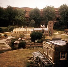 The model village which was an attraction inside the redoubt from 1957 to 1975. The model village, Eastbourne Redoubt - geograph.org.uk - 1435952.jpg