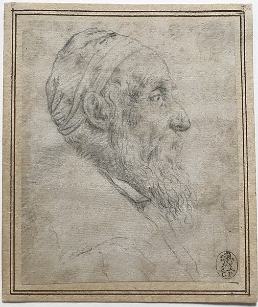 File:Titian Self Portrait (Drawing).jpg