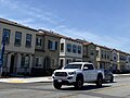 Traditional Californian townhomes in Hollister, California 1879.jpg