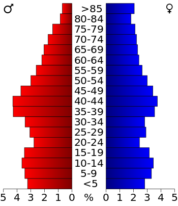 USA Christian County, Illinois age pyramid.svg